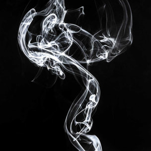 Tableau  white smoke medusa Tableau alu Dibond