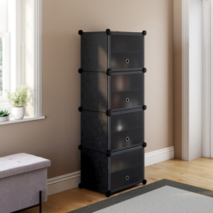 Meuble chaussures cube - 16 paires