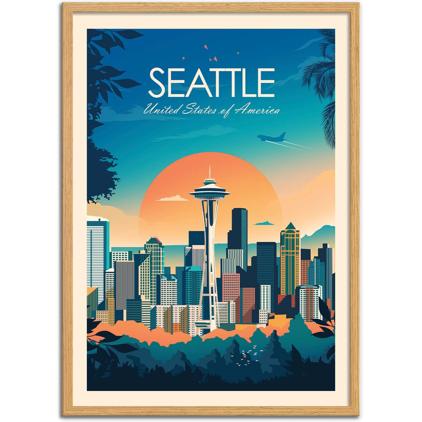 Affiche - Seattle - Studio Inception