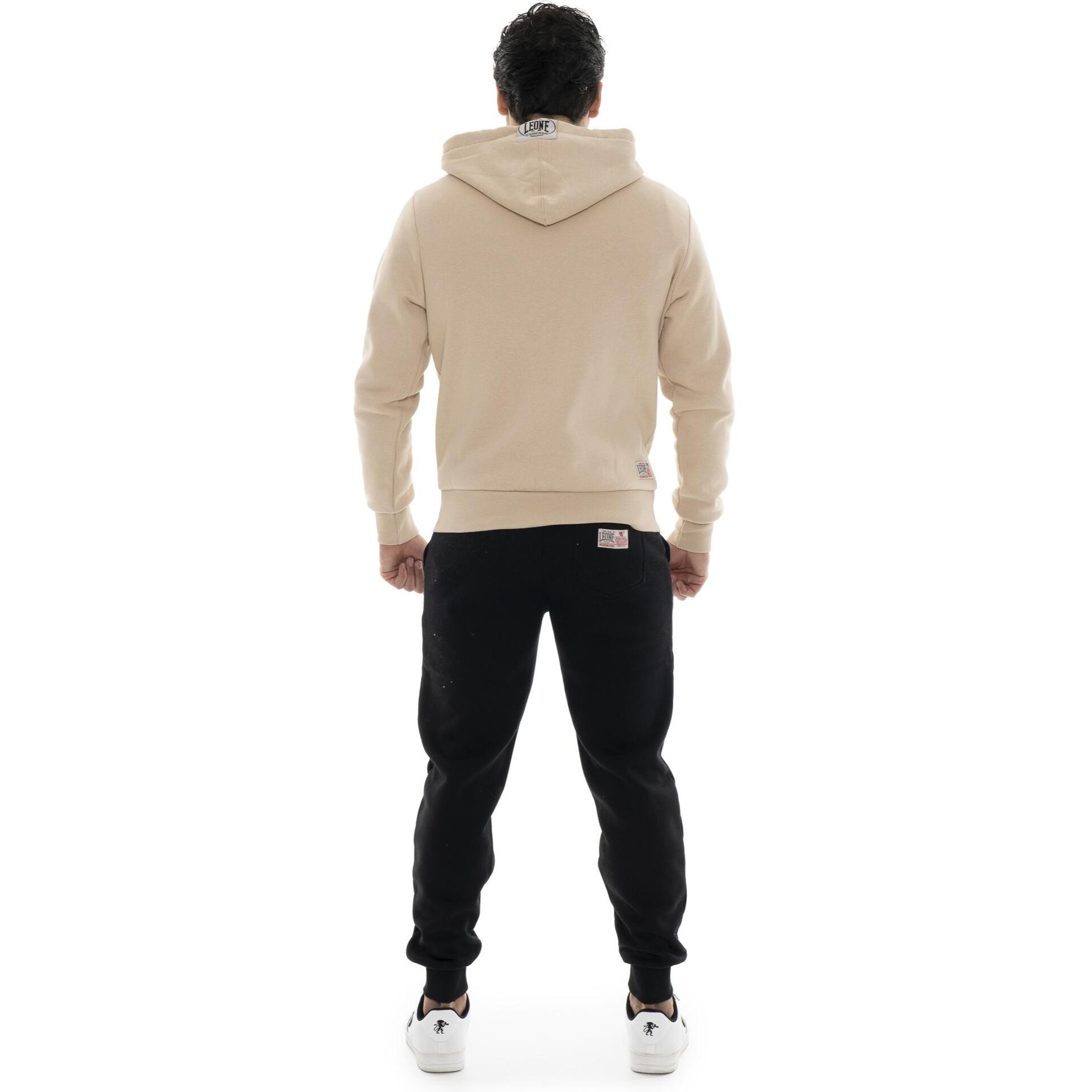 Tuta da uomo con cappuccio e zip Leone 1947 Apparel Vintage Small Logo