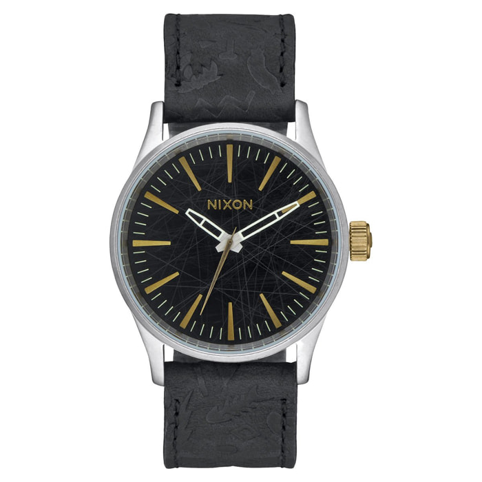 Reloj Nixon A377-2222-00 Hombre Analogico Cuarzo con Correa de Piel