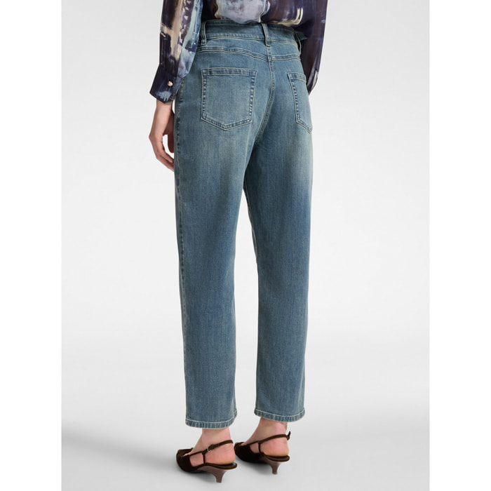 Elena Mirò - Jeans carrot, "Carol" - Azzurro