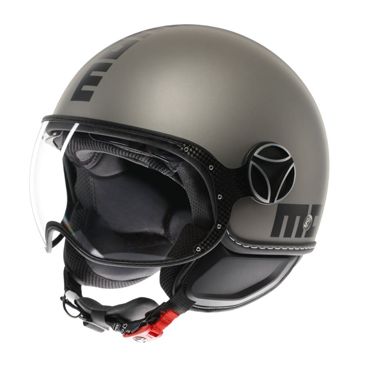 CASCO MOMO FGTR EVO E2206 MONO MATT TITANIUM FROST/BLACK