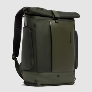 Piquadro Zaino roll-top da bici porta pc 15,6"