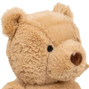 Veilleuse à pile multifonctions H.27cm peluche marron