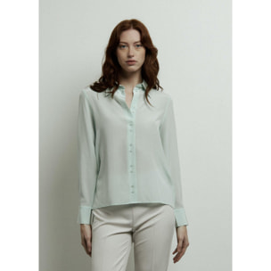 CAMICIA VERDE ACQUA CONBIPEL