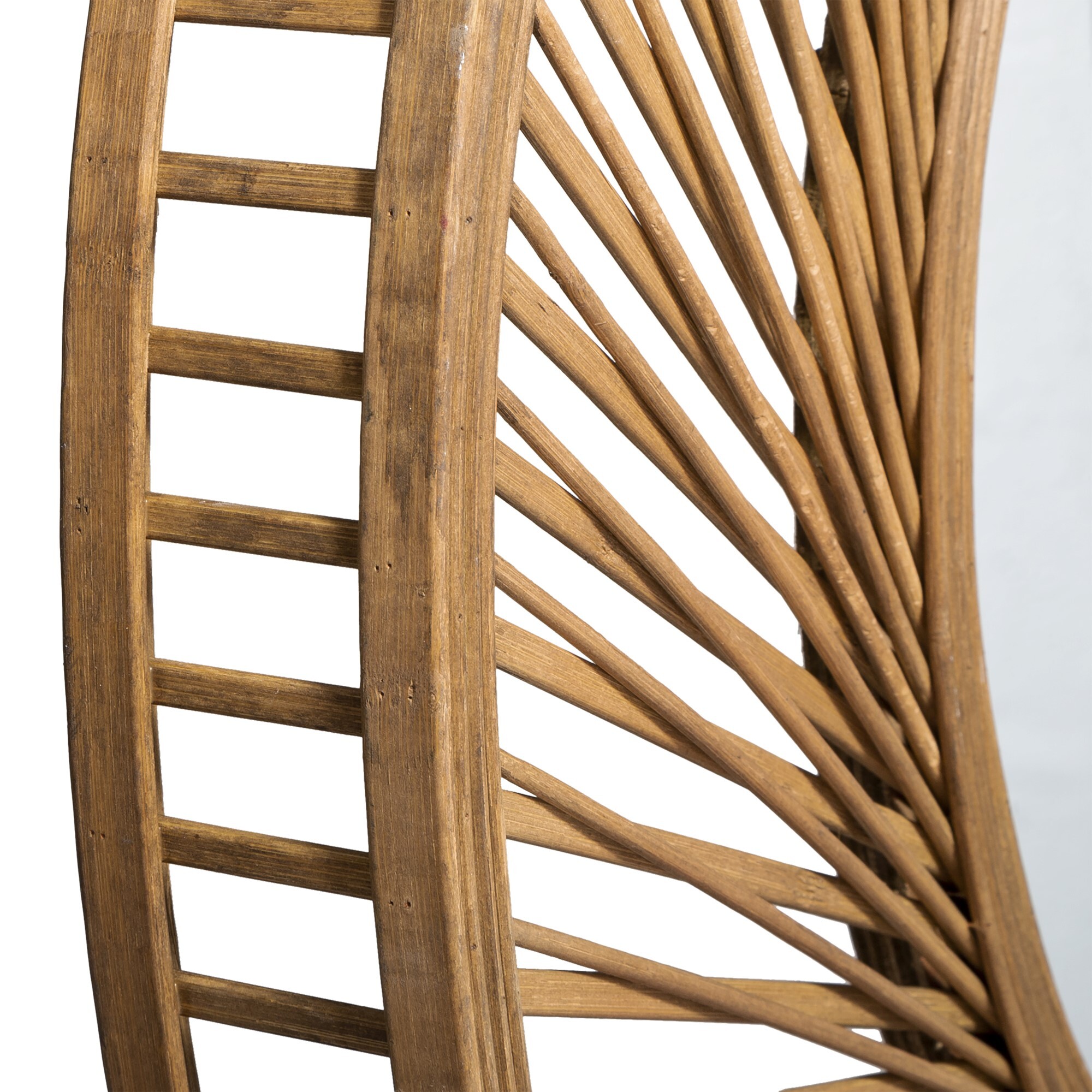 Espejo espiral Vidhay bambú Ø71,7x6,8