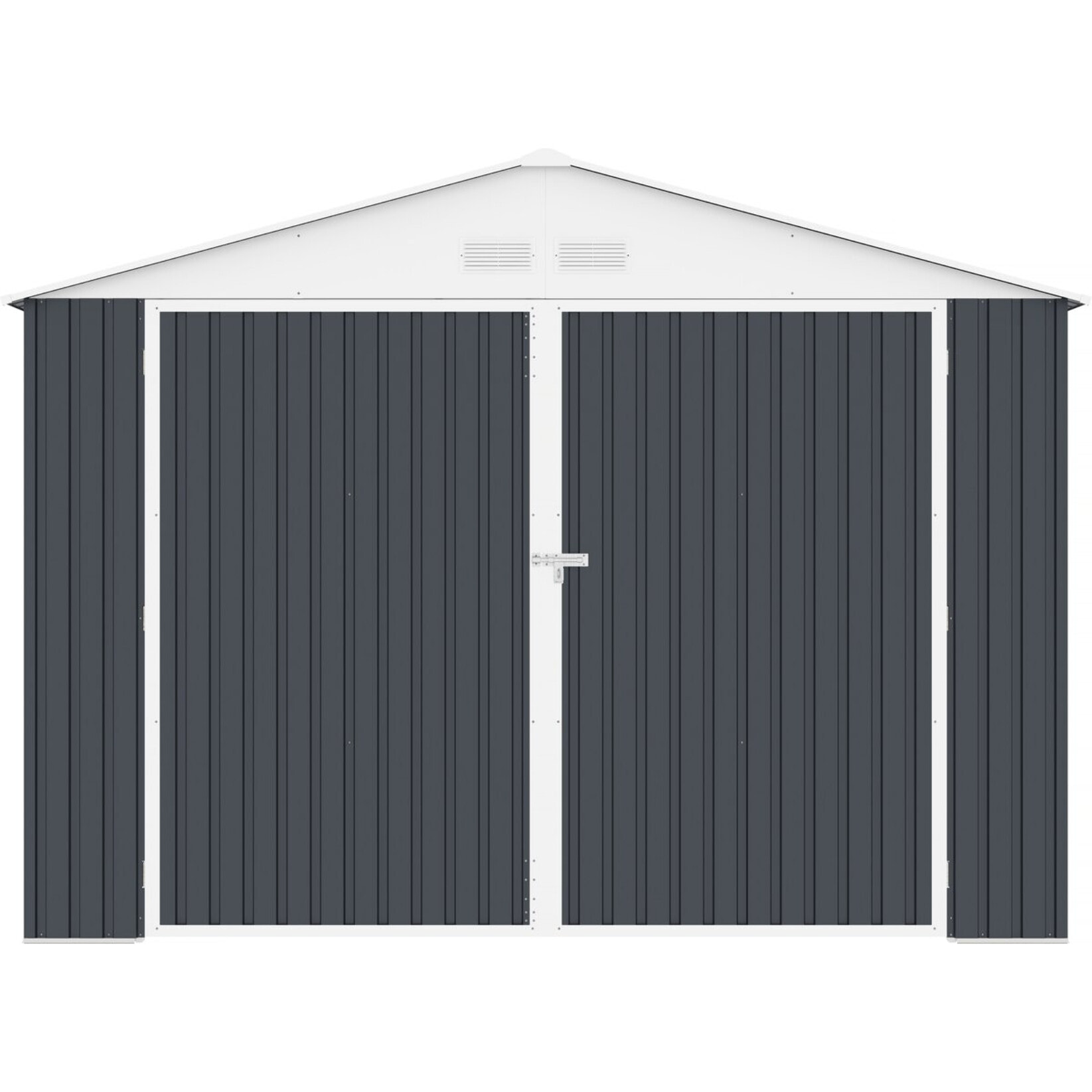 Garage métal "Houston" 15,36 m² - Anthracite