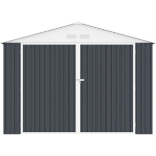 Garage métal "Houston" 15,36 m² - Anthracite