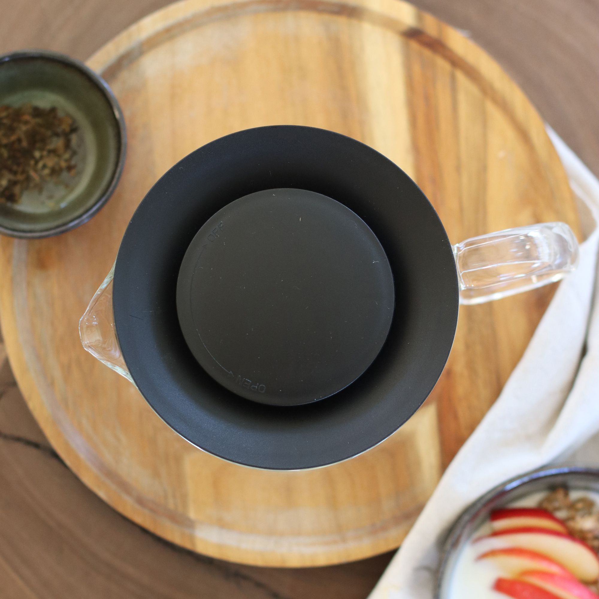 Théière 1,5L en verre avec infuseur en acier inoxydable KAMAKURA