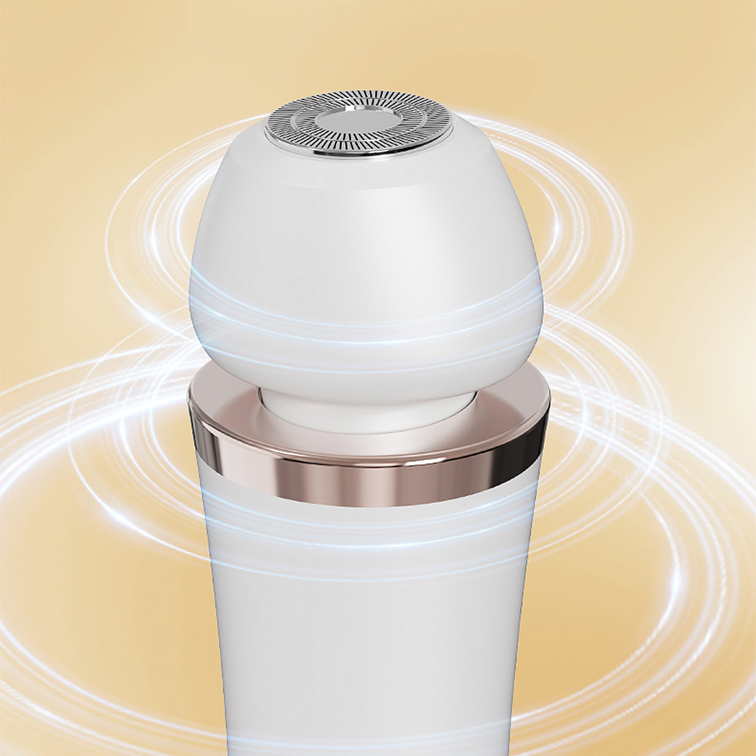 Depilatore 2 in 1 con doppia testina.