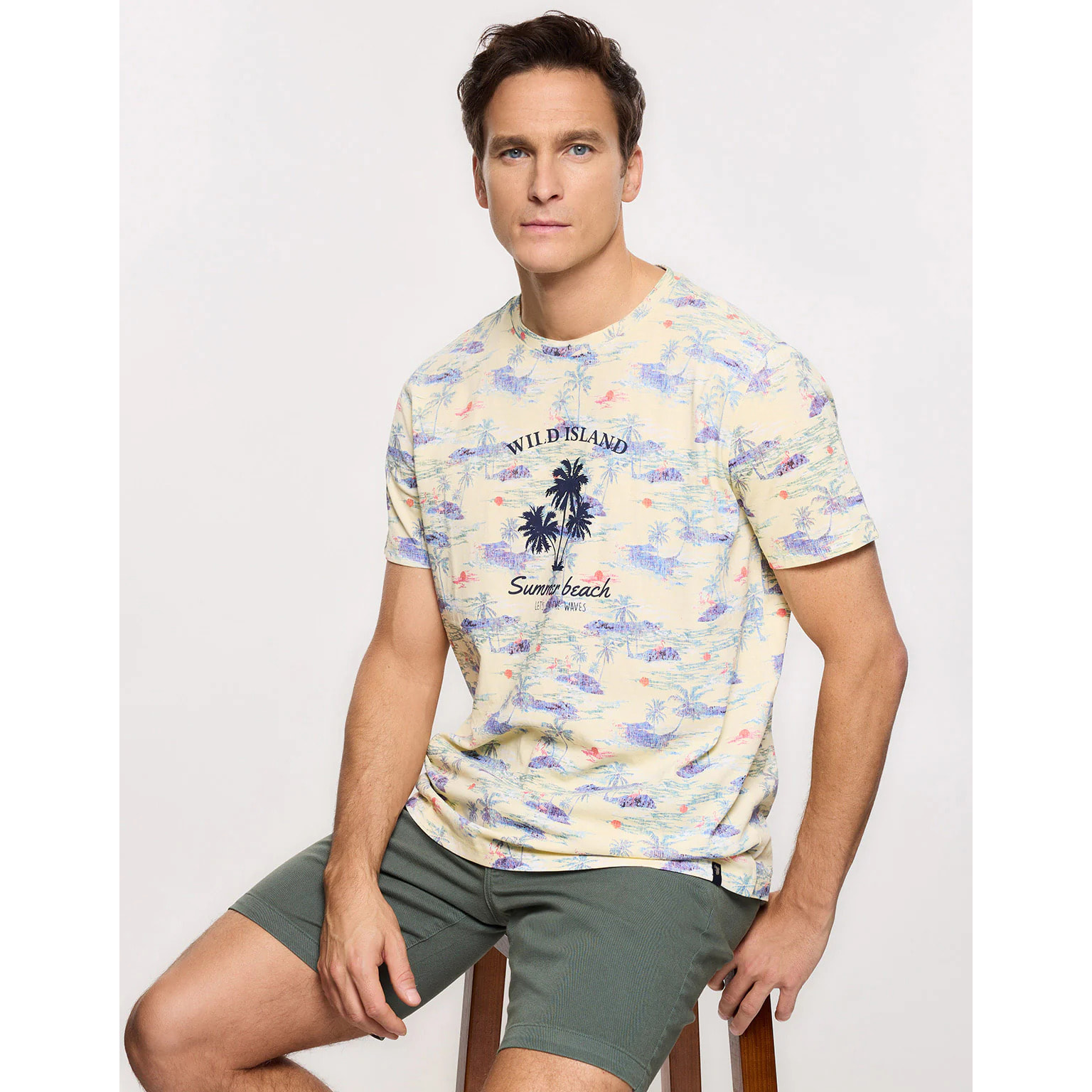 Camiseta Manga Corta Amarillo - Sunbay