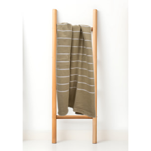 TELO MARE BEIGE 90X170 CM IN SPUGNA DI COTONE SUPER ASSORBENTE