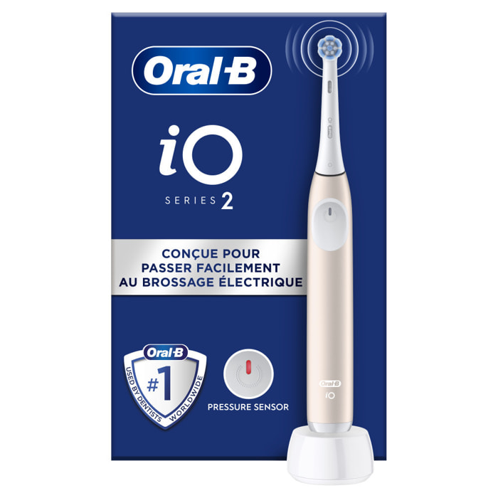 Oral-B iO2 Brosse À Dents Électrique Rose Clair