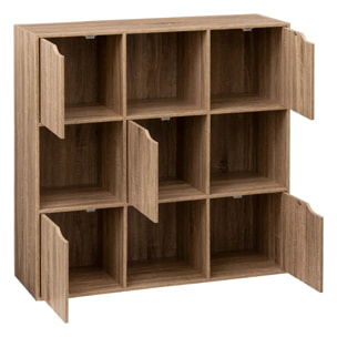 Etagère "Mix 'N Modul" 9 cases naturel