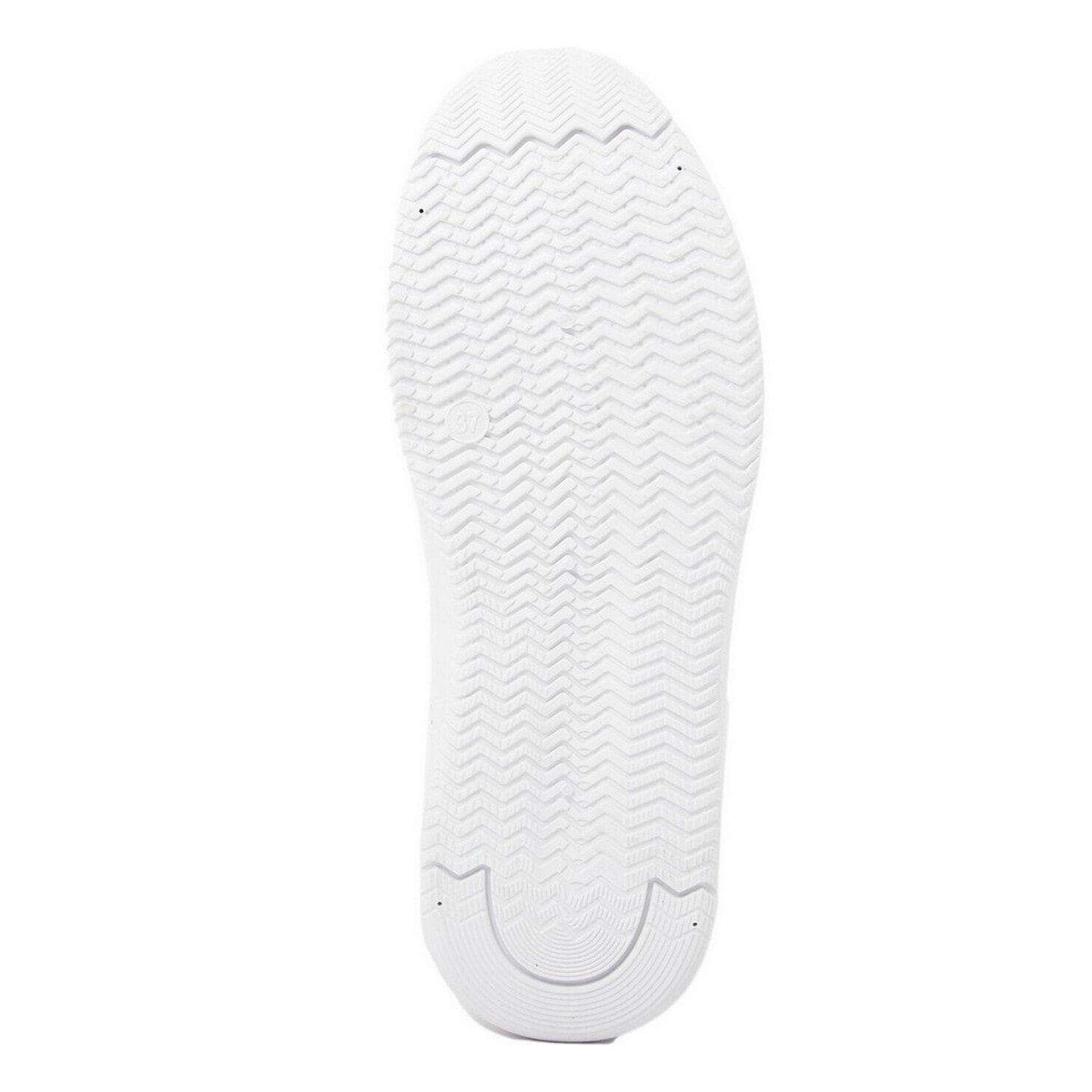 Sneakers Donna colore Bianco, altezza tacco 3,5 cm, altezza plateau 3 cm