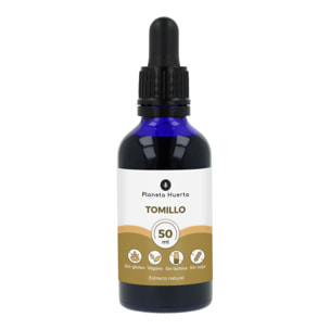 PLANETA HUERTO | Extracto de Tomillo 50 ml – Potente Antiséptico Natural para el Sistema Inmunológico