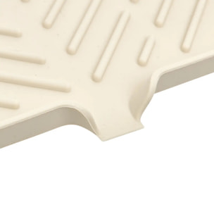 Tapis pour évier Sileo beige 24x15cm