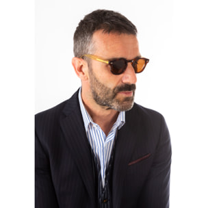 Gafas de sol OCEAN HAMPTON - Habana dark con patilla champagne / Marrón