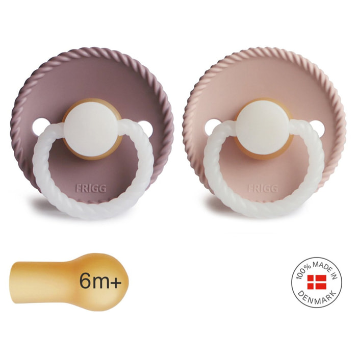 Frigg Pack 2 Chupetes Night Latex Rope