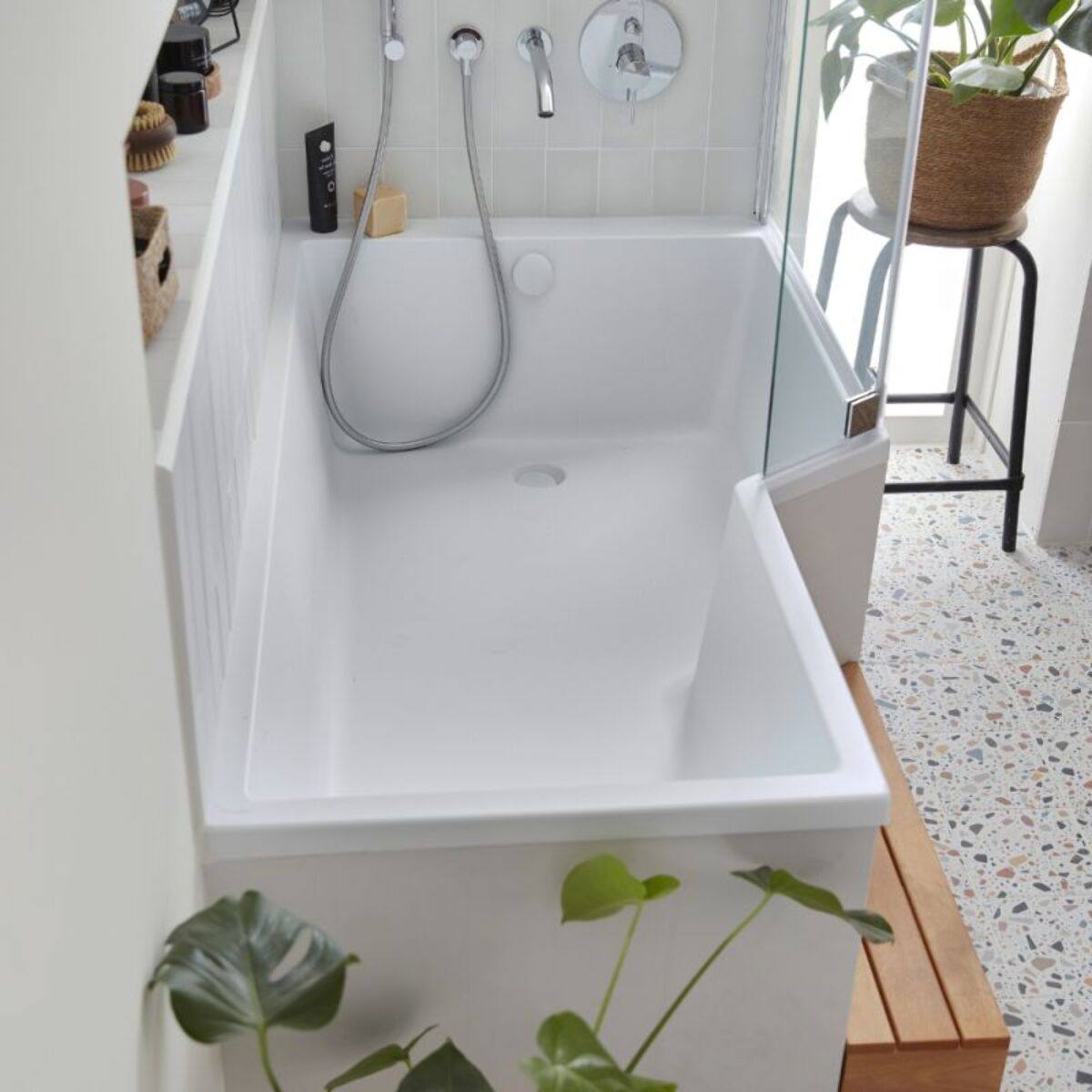 Baignoire bain douche JACOB DELAFON Neo blanc mat