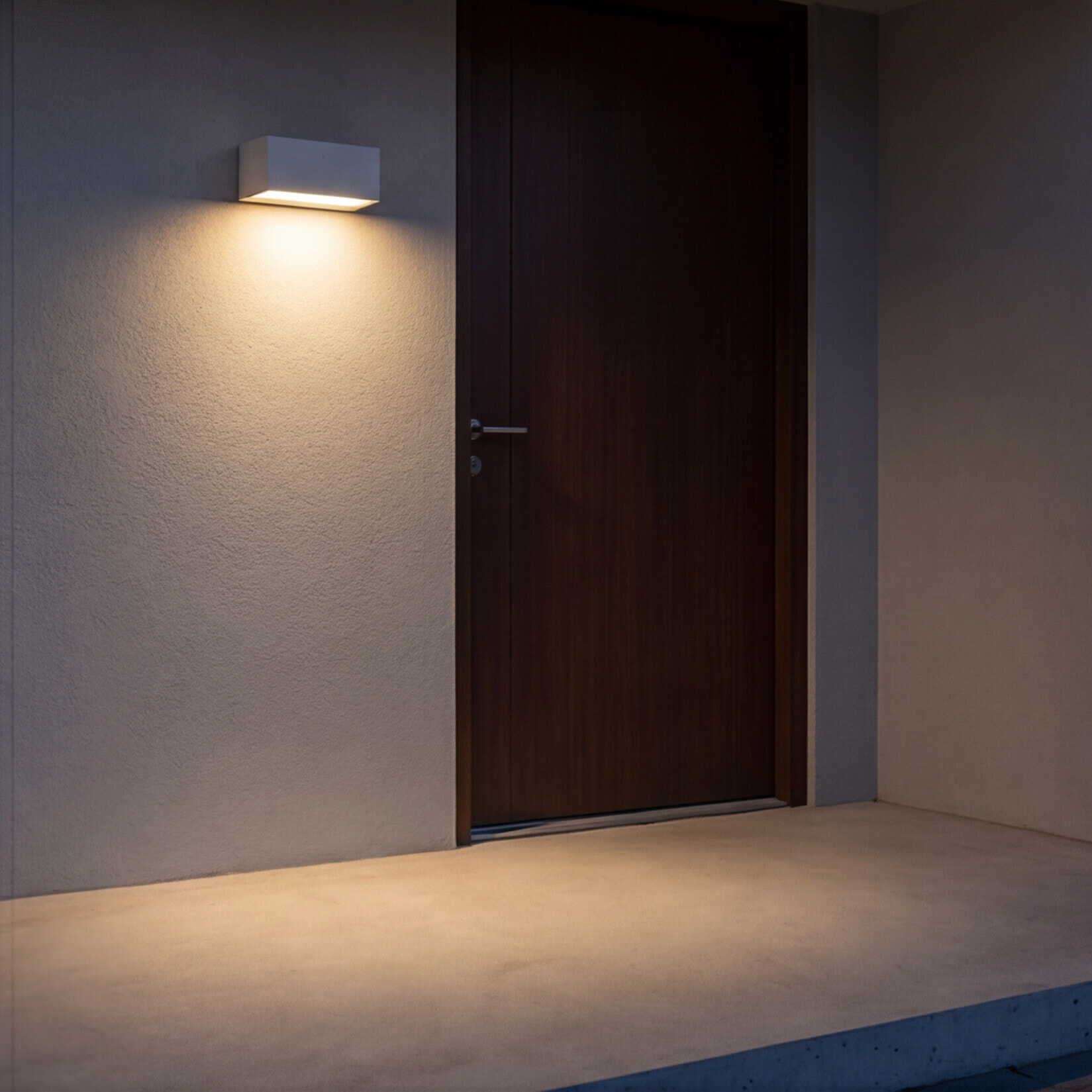 LEDS C4 Aplique Ip66 Nemesis Aluminium 90*220Mm E27 15W Blanco