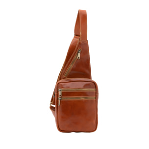 Borsa a tracolla  da uomo In Vera pelle Made in Italy 17x23x4 cm