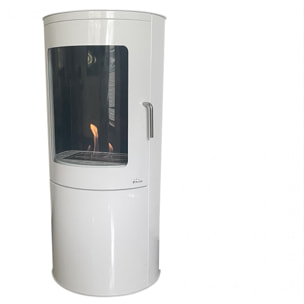 Estufa de etanol en acero puerta de cristal templado BESTFIRE COMPACT W PURLINE 3000 W