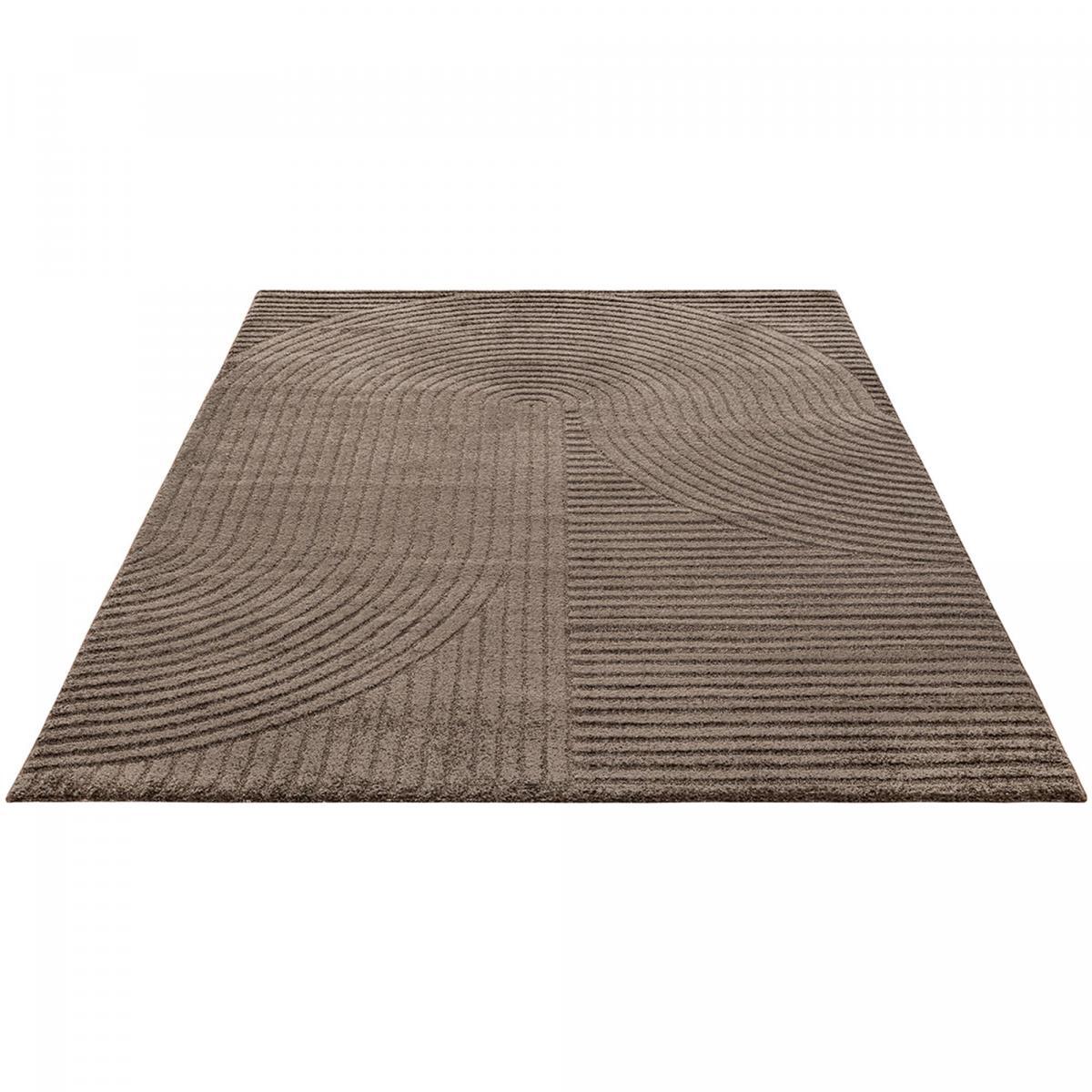 Tapis salon et chambre tissé motif simple JEJU