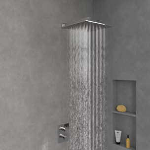 Douche de tête 350 Universal rectangle chromé