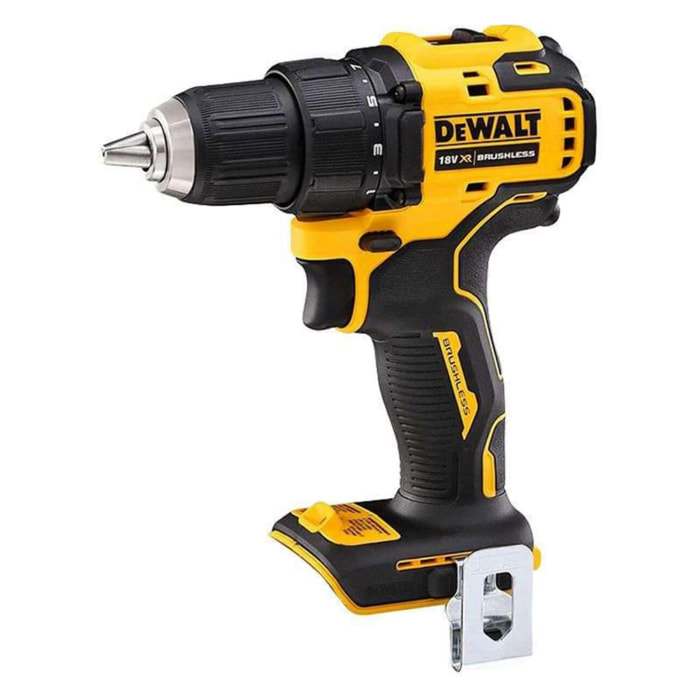 Perceuse visseuse compacte 18V XR - DEWALT - avec 2 batteries 18V 2.0 Ah - chargeur - coffret - DCD708D2T-QW