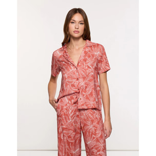 Camisa Manga Corta Naranja - Bajui