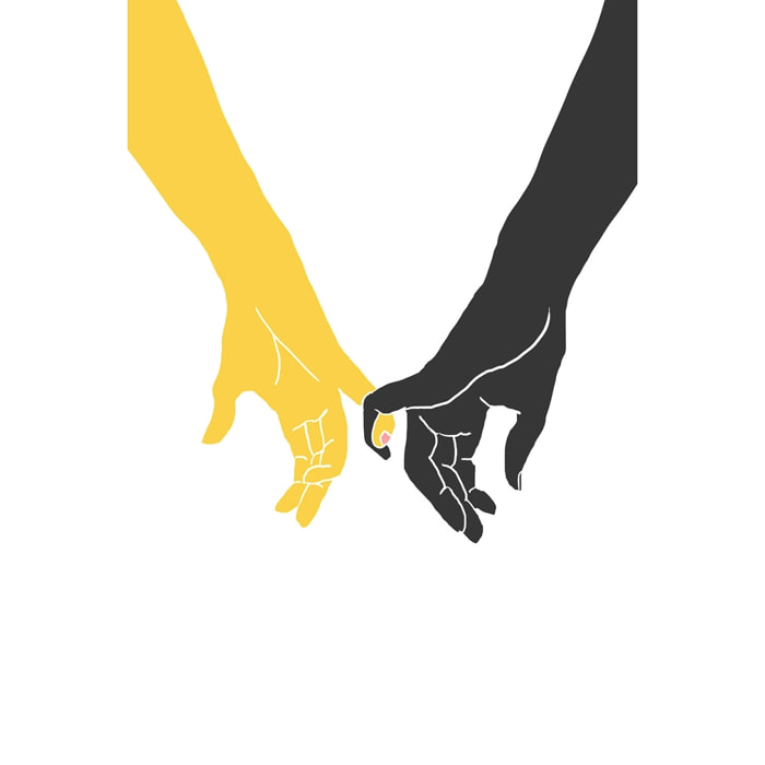 Tableau le petit doigt Tableau alu Dibond