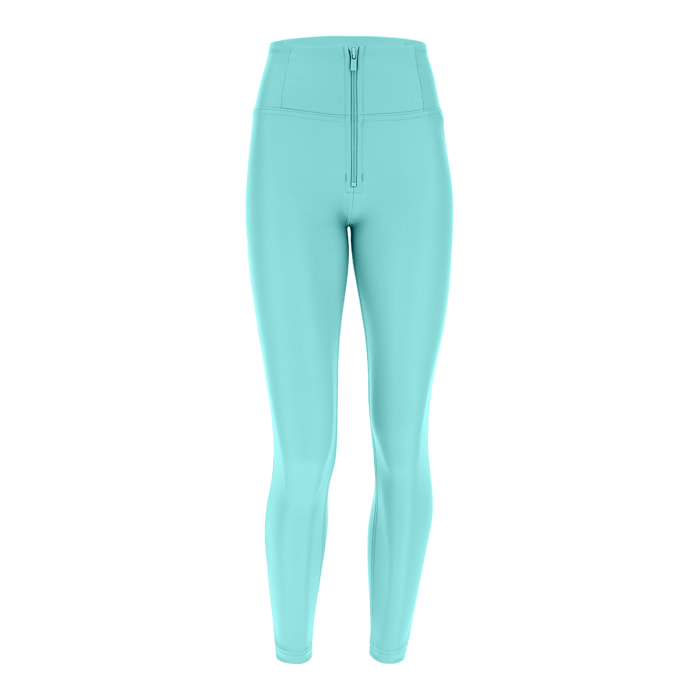 Pantaloni push up WR.UP® 7/8 superskinny vita alta similpelle