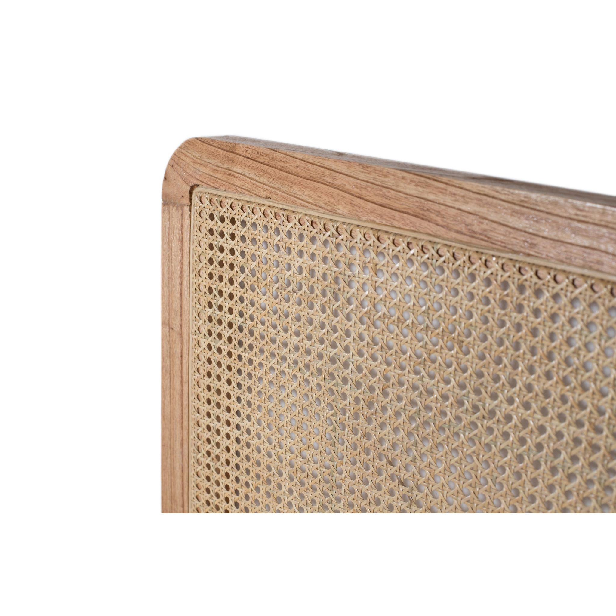 Cabecero de Ratán 150 Cm Estilo Boho Contemporáneo