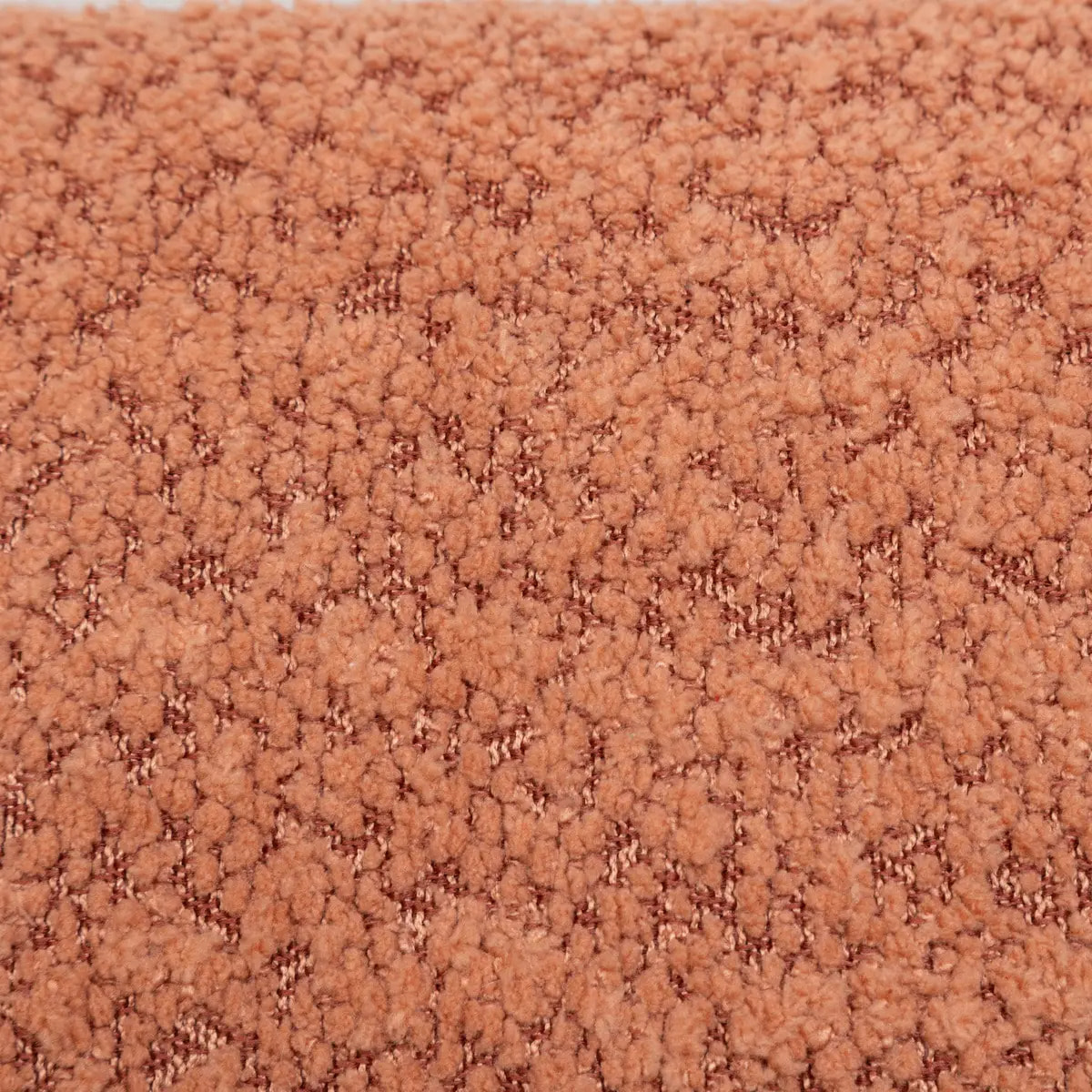 Coussin bouclette Soana terracotta 30x50cm
