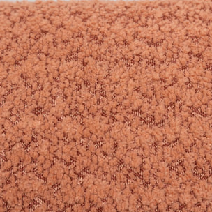Coussin bouclette Soana terracotta 30x50cm