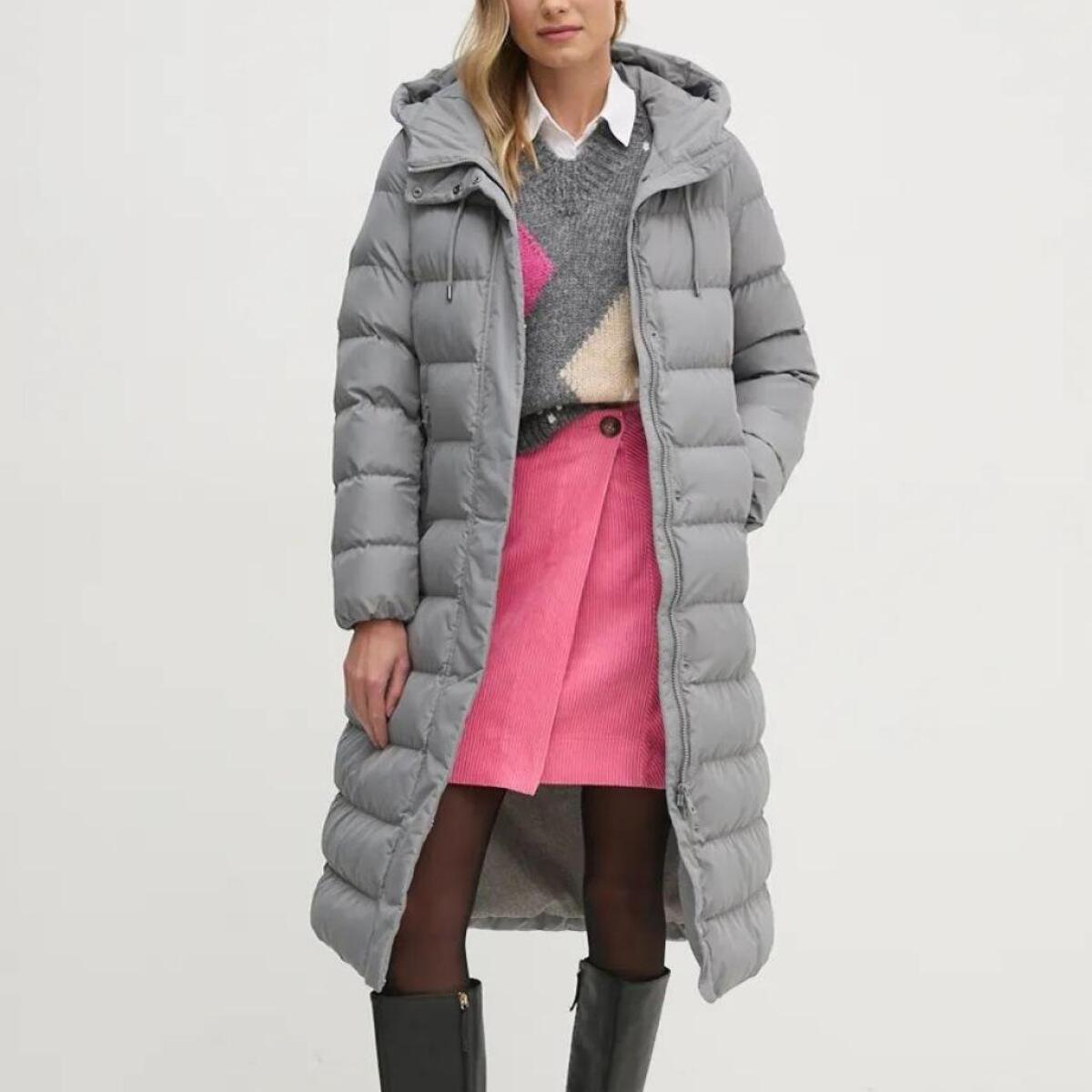 Abrigos Mujer de la marca GEOX  modelo W ANYLLA E GRIS