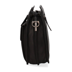 Borsa a tracolla  da uomo In Vera pelle Made in Italy 22,5x18x9 cm