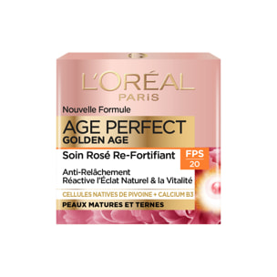 L'Oréal Paris Age Perfect Golden Age Soin Jour Rose Re-Fortifiant FPS20 50ml