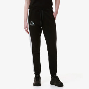 Kappa - Pantaloni Donna Nero - LOGO FESIA