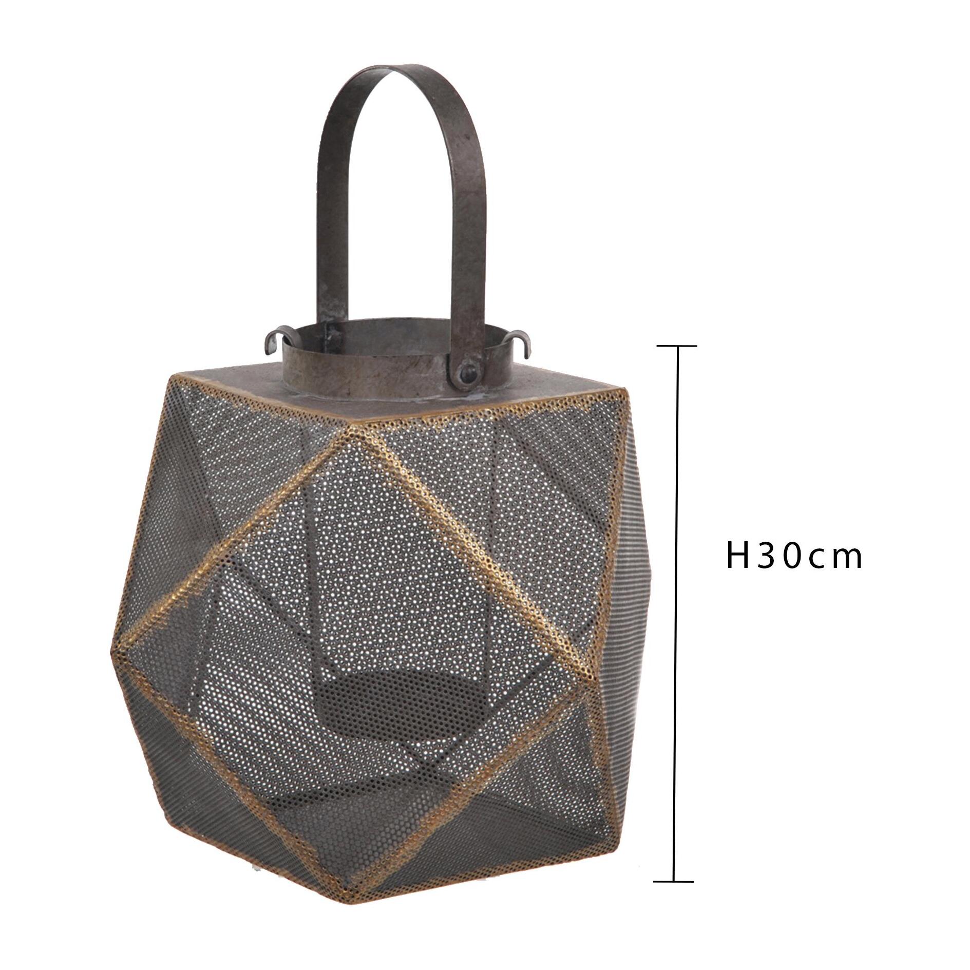 Lanterna - Pezzi 2 - 25,5xH30,5x25,5cm - Bianchi Dino SpA