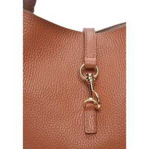 Borsa a mano Anna Luchini Cammello