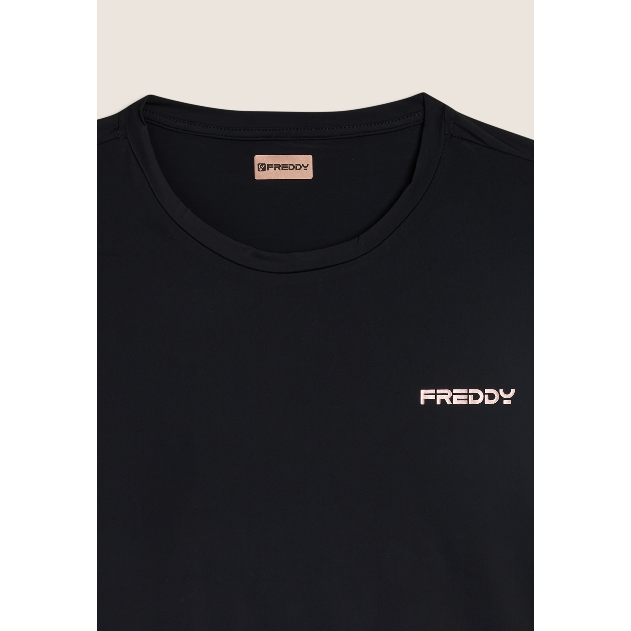 T-shirt jersey quick dry comfort fit con maniche ad aletta