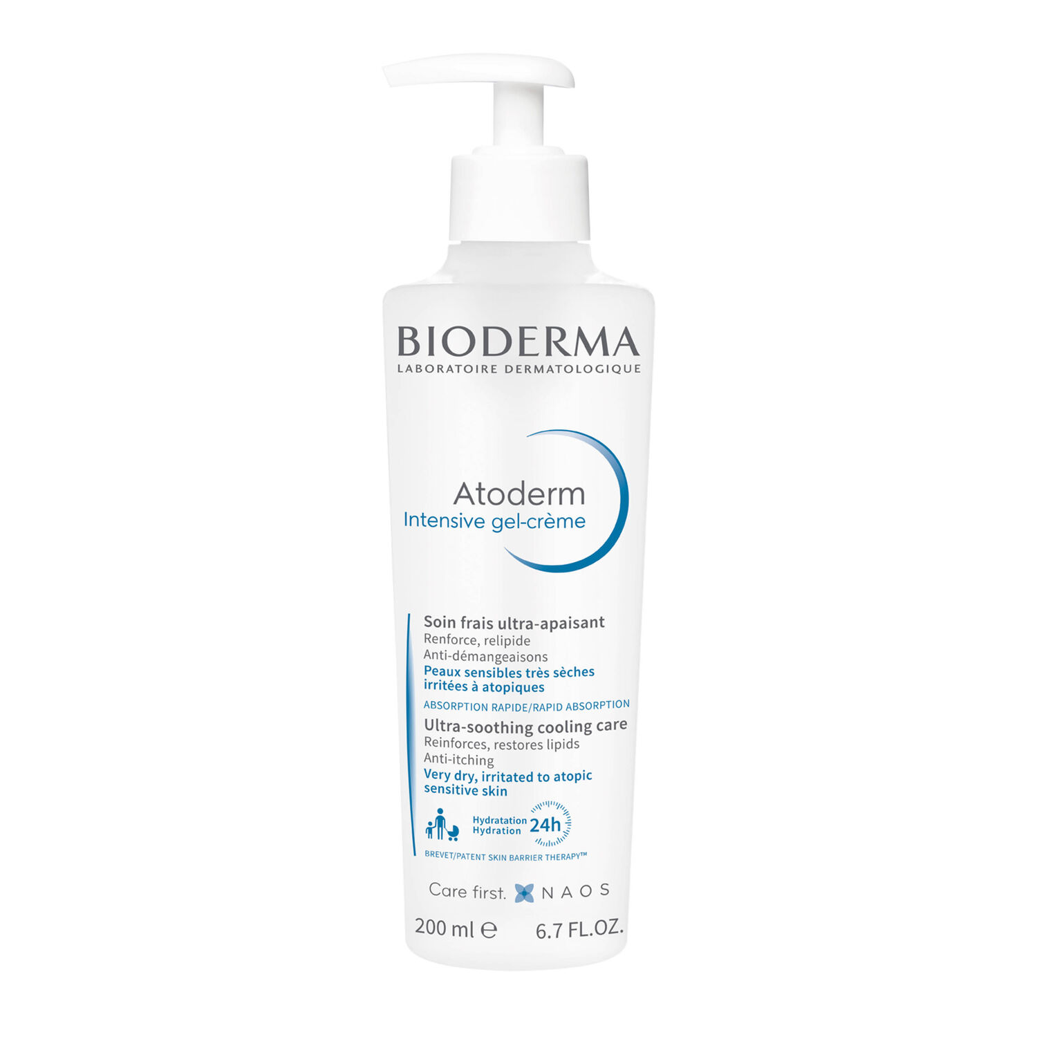 Atoderm Intensive Gel-Crème - Soin Frais Ultra-Apaisant Peaux sensibles