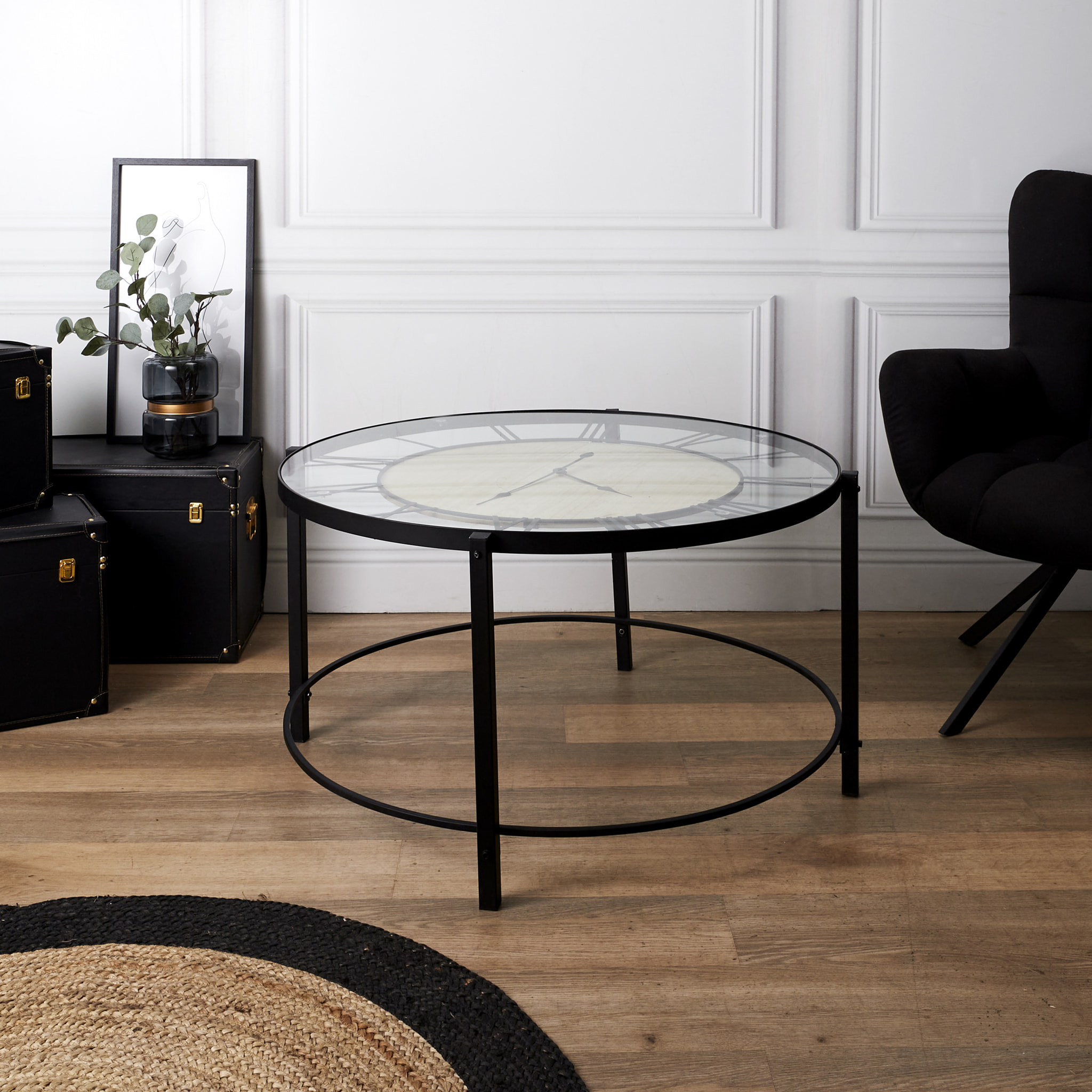 Table Horloge Dia 90cm