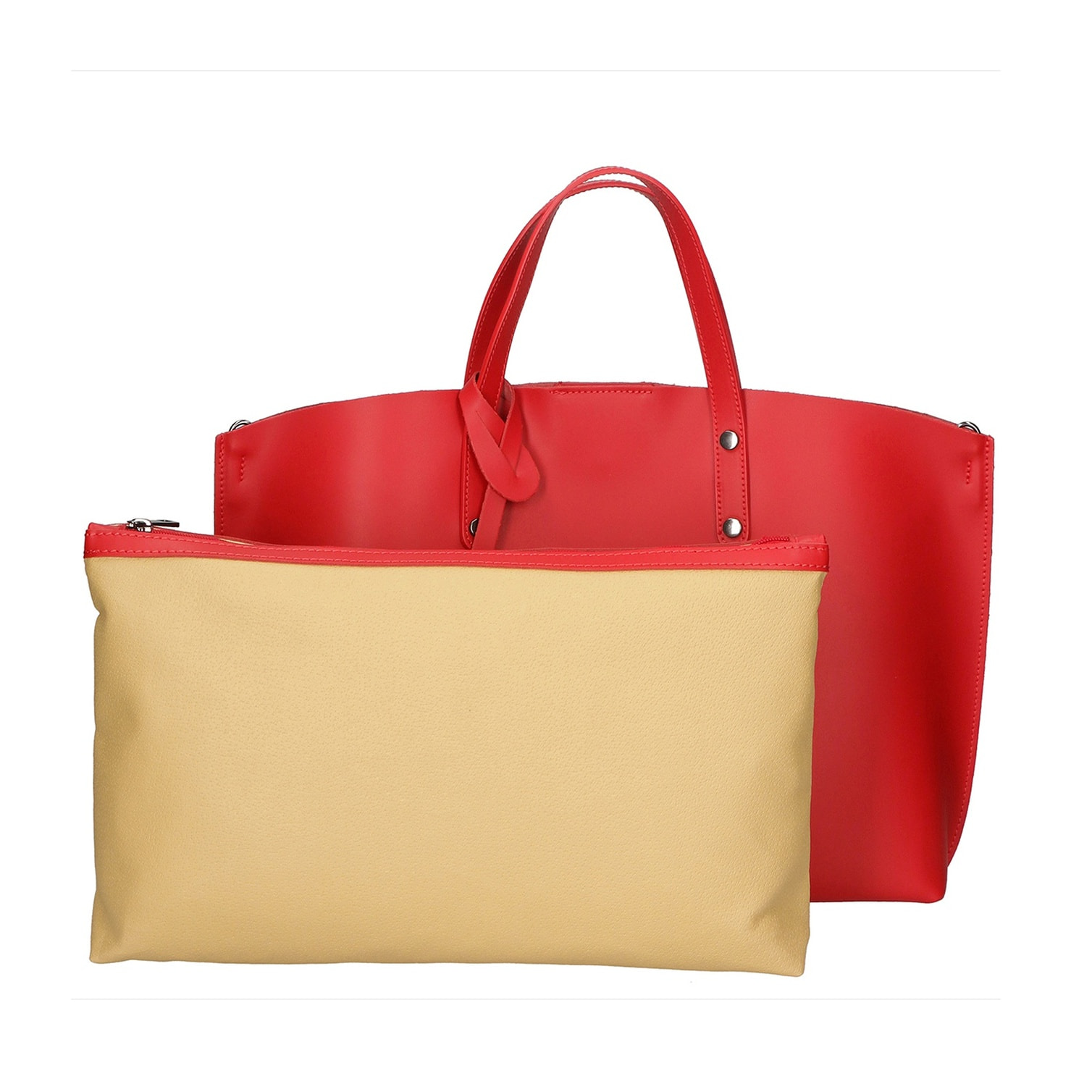 Borsa a mano da donna - Modello Lumena - Vera pelle - 48.0 x 31.0 x 11.0 cm