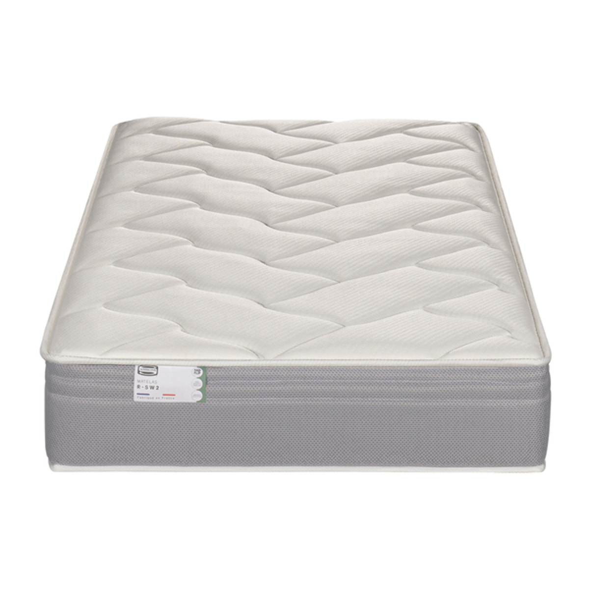 Matelas L'ADORABLE , ressort ensachés, ferme, H23