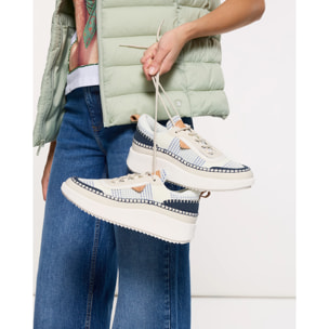 Zapatillas Plataforma Azul Marino - Treviso