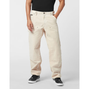 PHILIPP PLEIN Denim Trousers Loose Fit